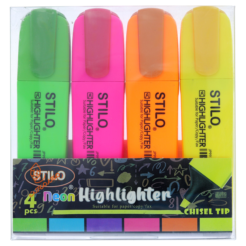 ماژیک علامت گذار استیلو مدل نئون کد 9910