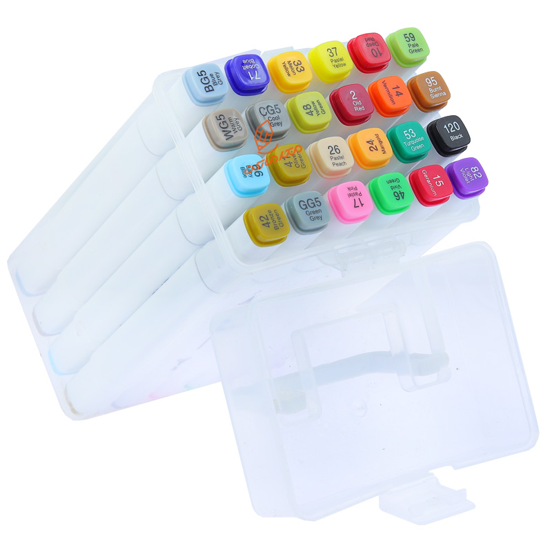 ماژیک راندو 24 رنگ 2 سر بیرو BIRO (2).jpg