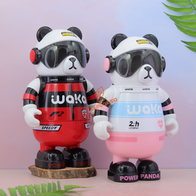 فلاسک طرح پاندا رباتی کد SWC-2017 (WAKA WAKA)