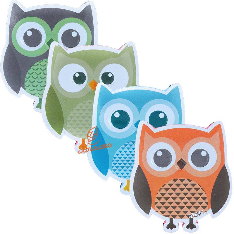 تخته پاک کن وایت برد مغناطیسی طرح جغد کد LF-507