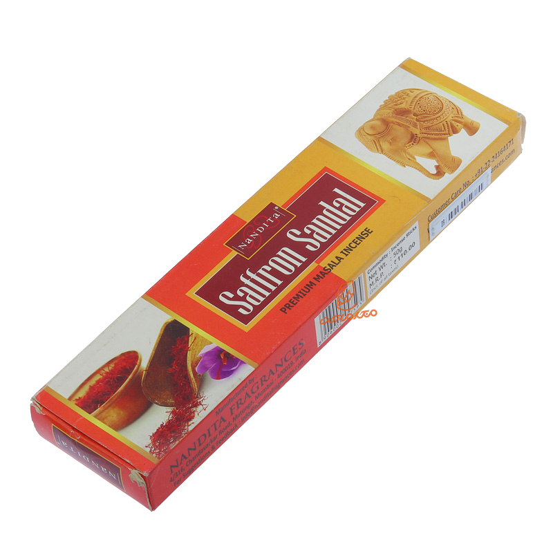 عود خوشبو کننده مدل SAFFRON SANDAL ناندیتا NANDITA