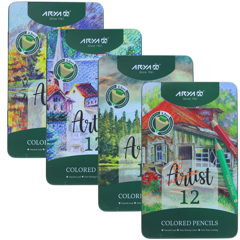 مداد رنگی 12 رنگ آرتیست آریا