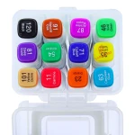 ماژیک راندو 12 رنگ 2 سر بیرو BIRO (4).jpg