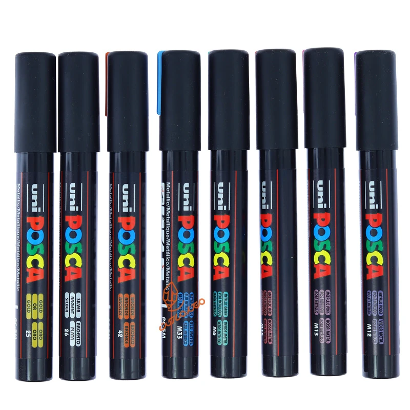 ماژیک 8 رنگ پوسکا مدل متالیک POSCA (3).jpg