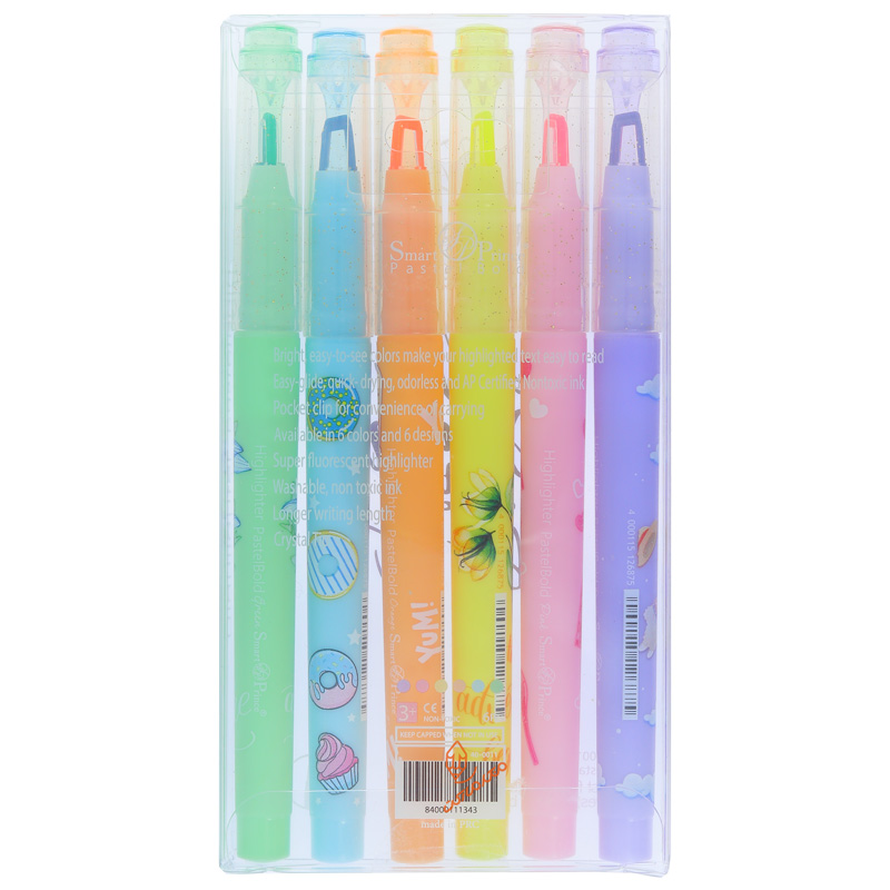 ماژیک علامت گذار قلمی اسمارت پرینس ست 6 عددی (5).jpg