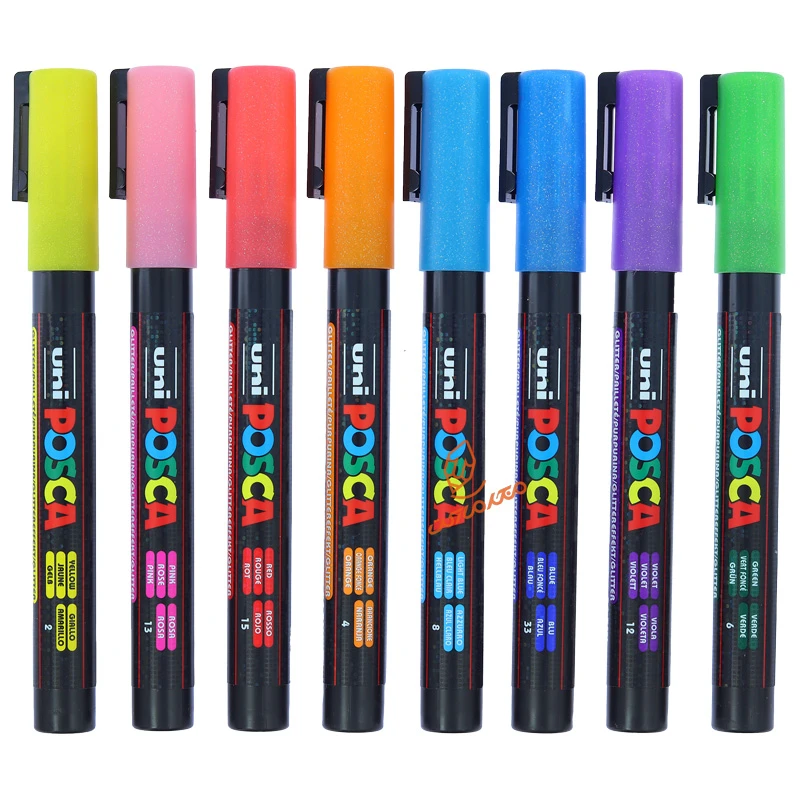 ماژیک 8 رنگ مدل اکلیلی پوسکا POSCA (3).jpg