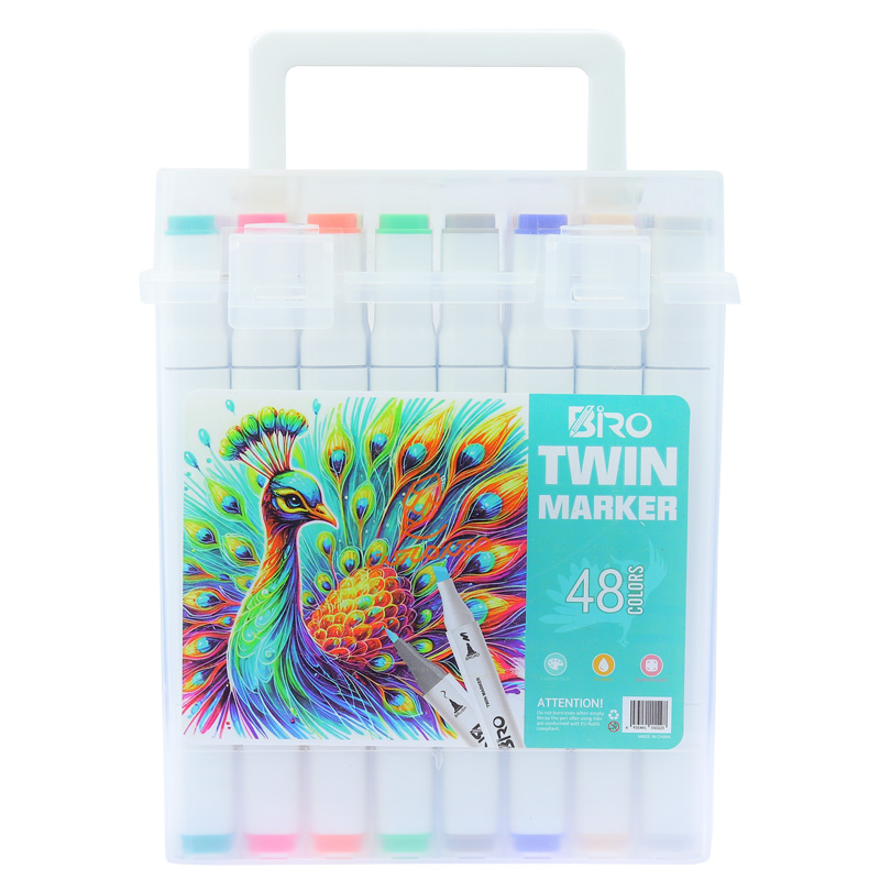 ماژیک راندو 48 رنگ 2 سر بیرو BIRO