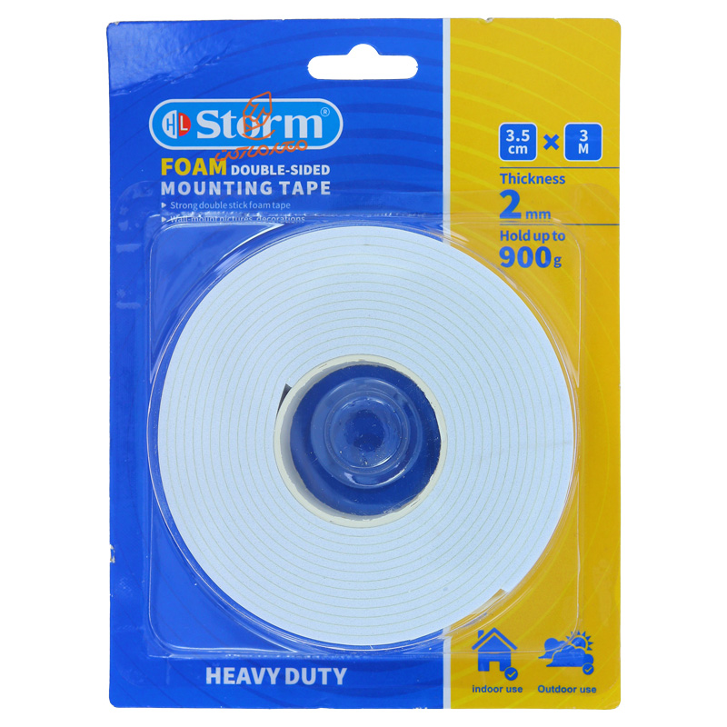چسب دو طرفه فومی 3 متری 2238 استورم STORM