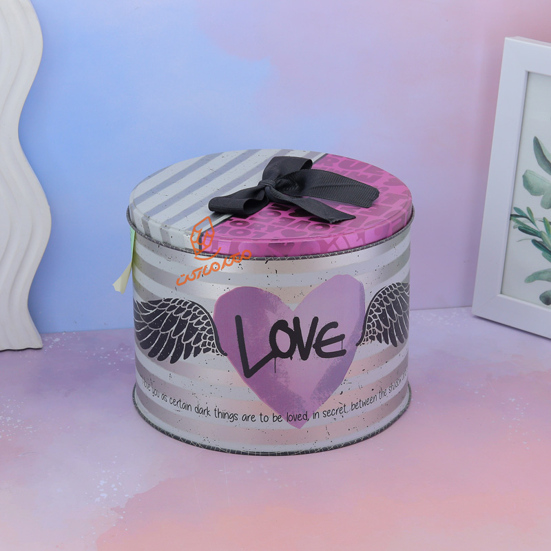 متال باکس فلزی دایره سایز 04 لوتوس MERRIX