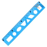 خط کش 20cm ژله ای شابلون دار ( اشکال هندسی )  MJ-121 سی بی اس (6).jpg