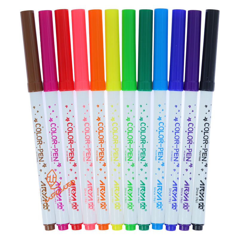 ماژیک رنگ آمیزی 12 رنگ 9081 آریا ARIYA (4).jpg