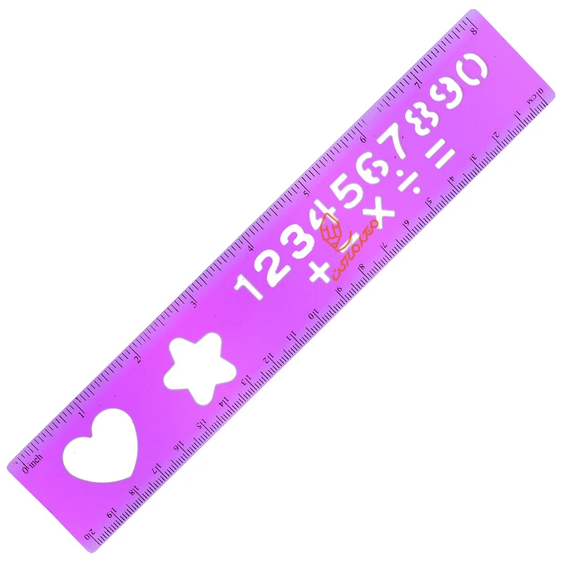 خط کش 20CM ژله ای شابلون دار ( شابلون اعداد ) (6).jpg