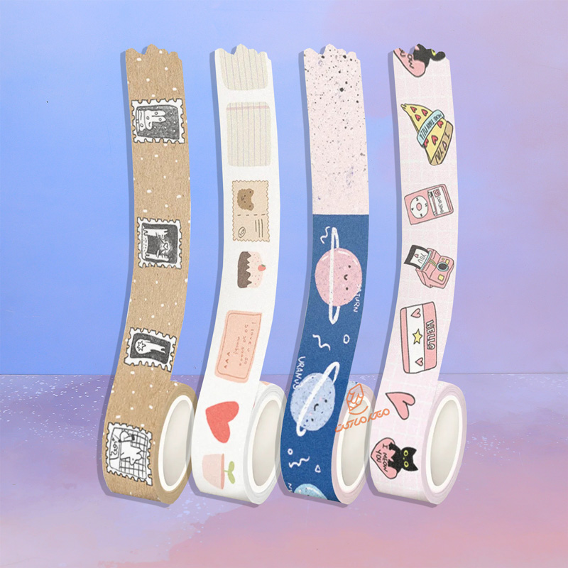 چسب واشی طرح فانتزی سایز 04 لوتوس MERRIX