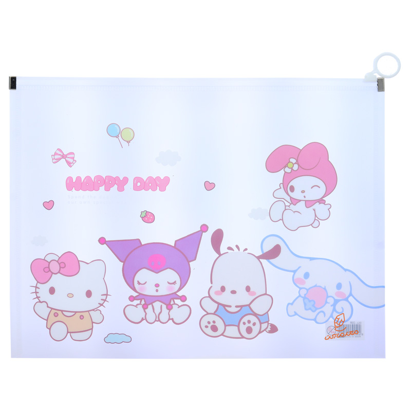 پوشه زیپ دار شفاف فانتزی طرح کرومی DLL-299 (3).jpg