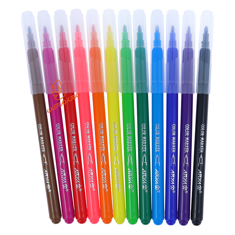 ماژیک رنگ آمیزی 12 رنگ آریا ARIYA (4).jpg