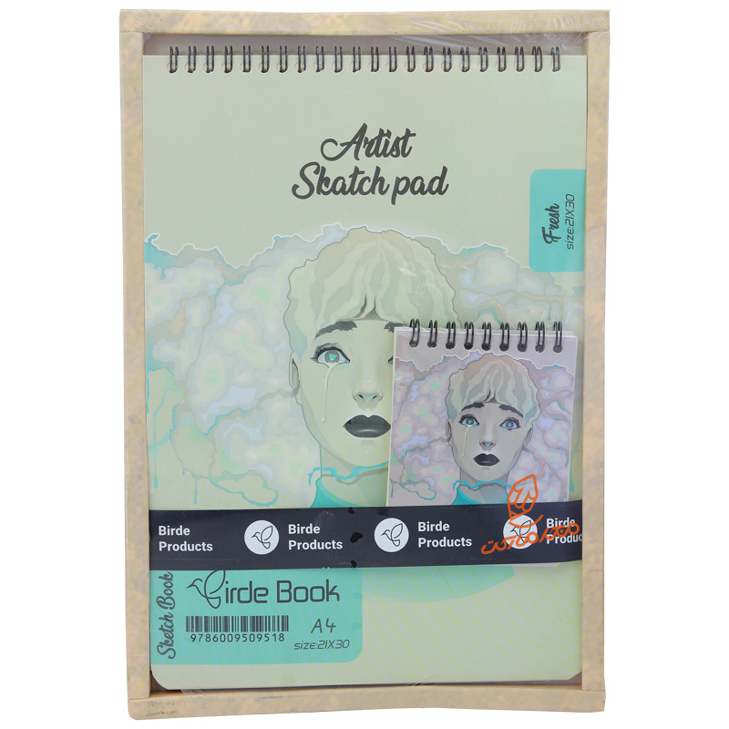 دفتر طراحی A4 به همراه دفتریادداشت BIRDE BOOK (5).jpg