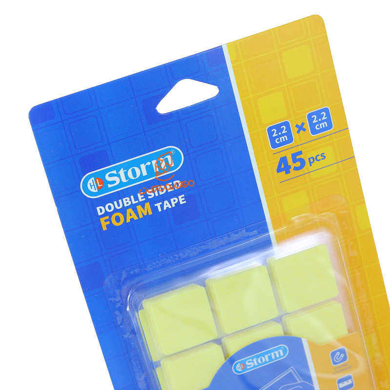 چسب دو طرفه فومی مربع 45 عددی 2222 استورم STORM (3).jpg