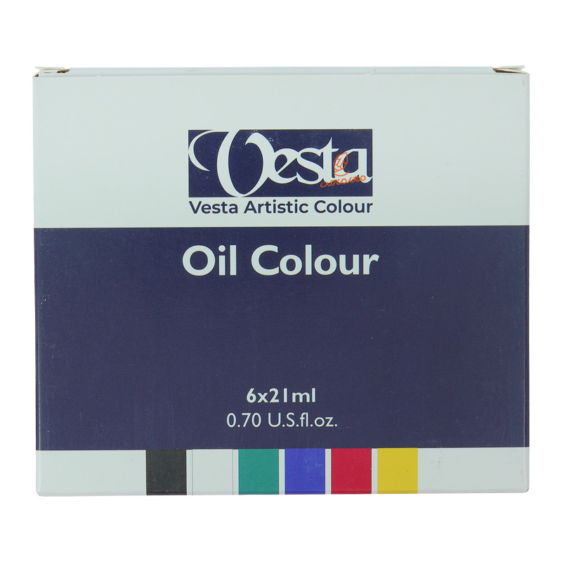 رنگ روغن 6 رنگ 21 میل وستا VESTA