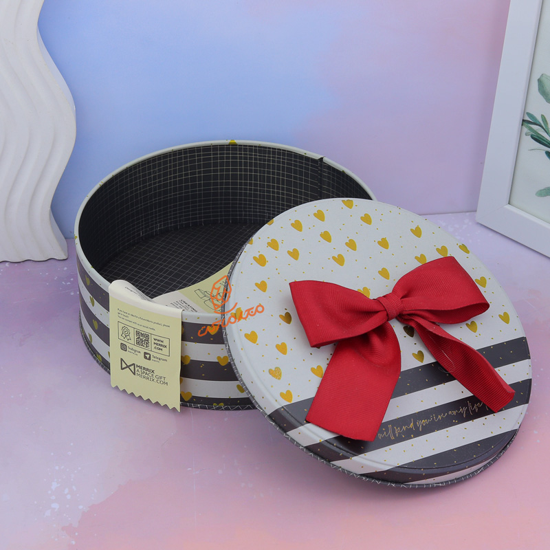 متال باکس فلزی دایره سایز 03 لوتوس MERRIX