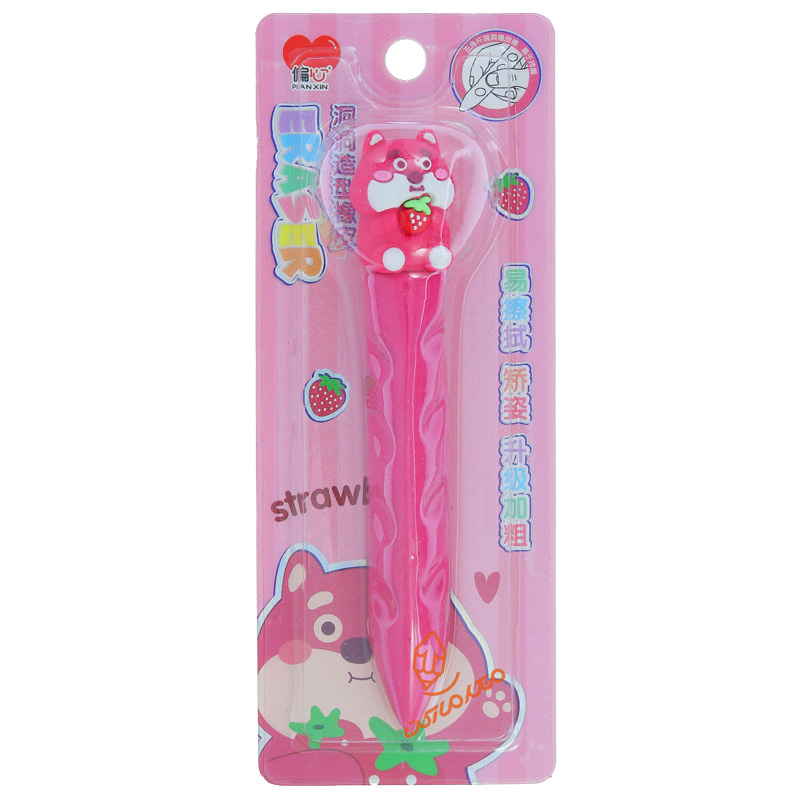 پاک کن مدادی فانتزی طرح خرس صورتی S-9172