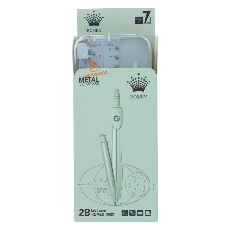 ست پرگار 7 تکه 2002 رومکس ROMEX (2).jpg