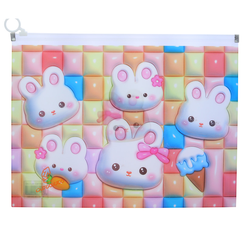 پوشه زیپ دار فانتزی طرح خرگوش WJ-141 (6).jpg