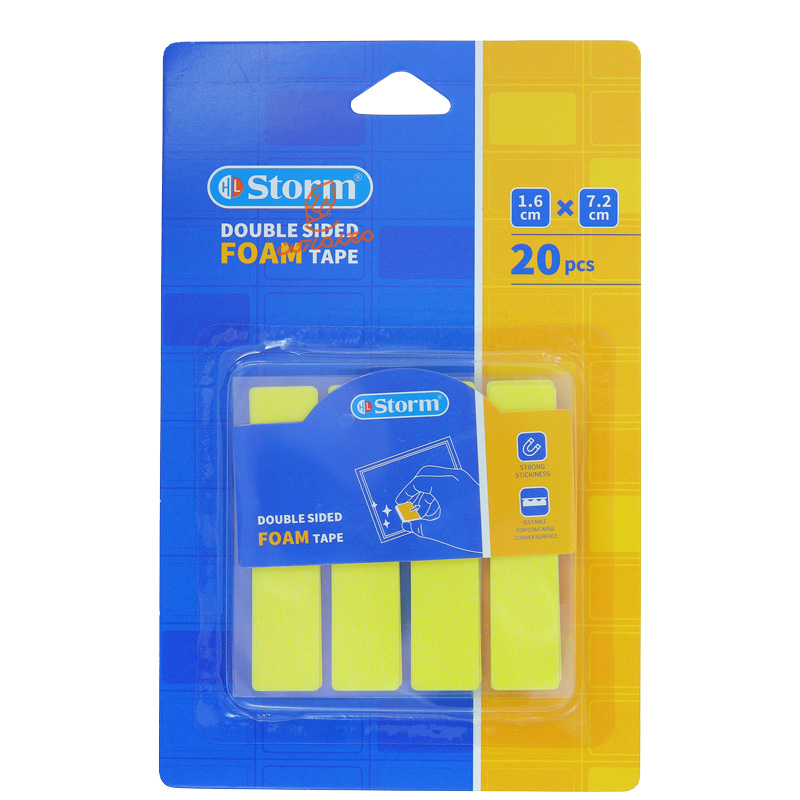چسب دوطرفه فومی مستطیل 20 عددی 2317 استورم STORM
