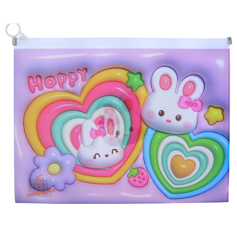 پوشه زیپ دار فانتزی طرح خرگوش WJ-141 (5).jpg