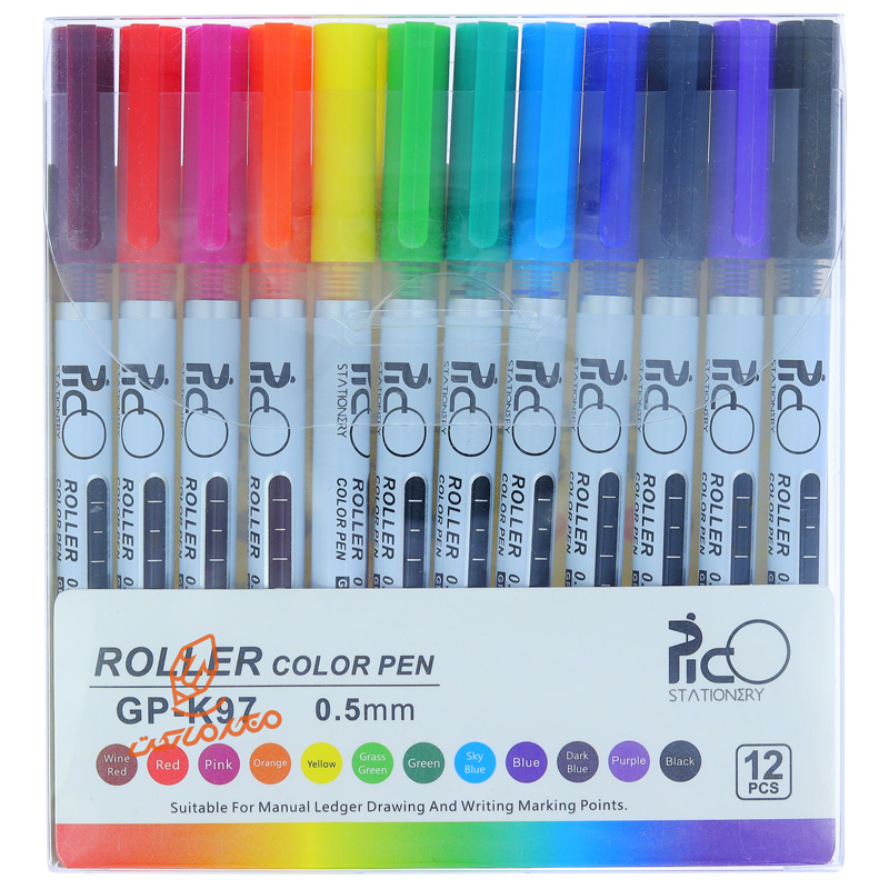 روان نویس 12 رنگ سوزنی GP-K97(0.5) پیکو PICO