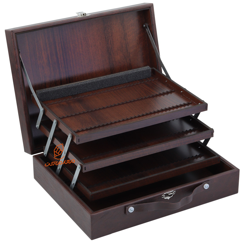 جعبه مداد رنگی 120 رنگ 4 طبقه رزا