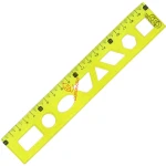 خط کش 20cm ژله ای شابلون دار ( اشکال هندسی )  MJ-121 سی بی اس (5).jpg