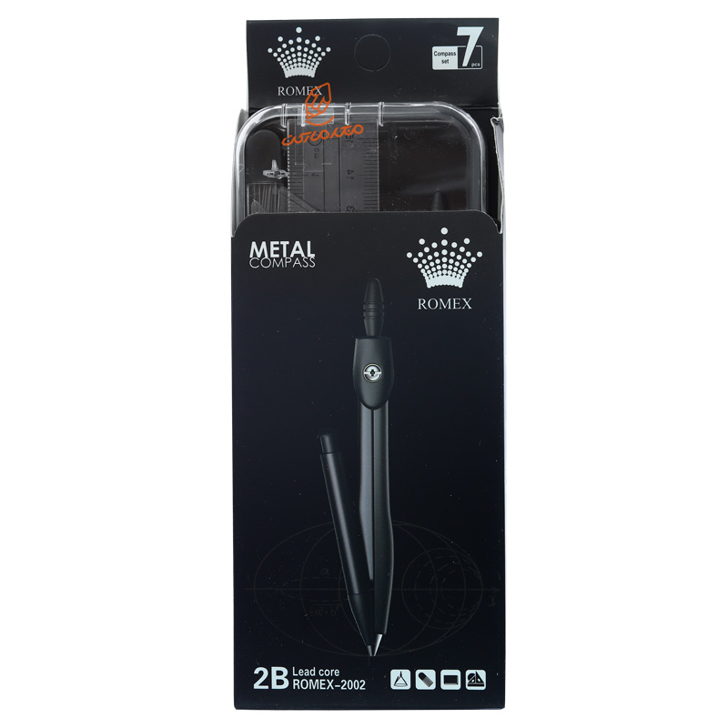 ست پرگار 7 تکه 2002 رومکس ROMEX (3).jpg