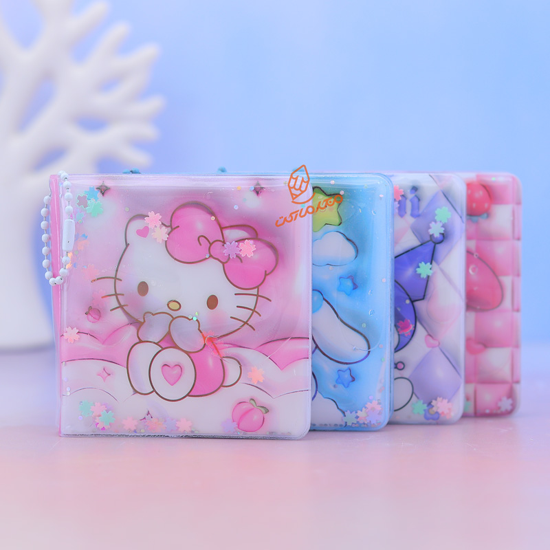 دفترچه یادداشت آکواریومی استیکردار  طرح کرومی HX-19