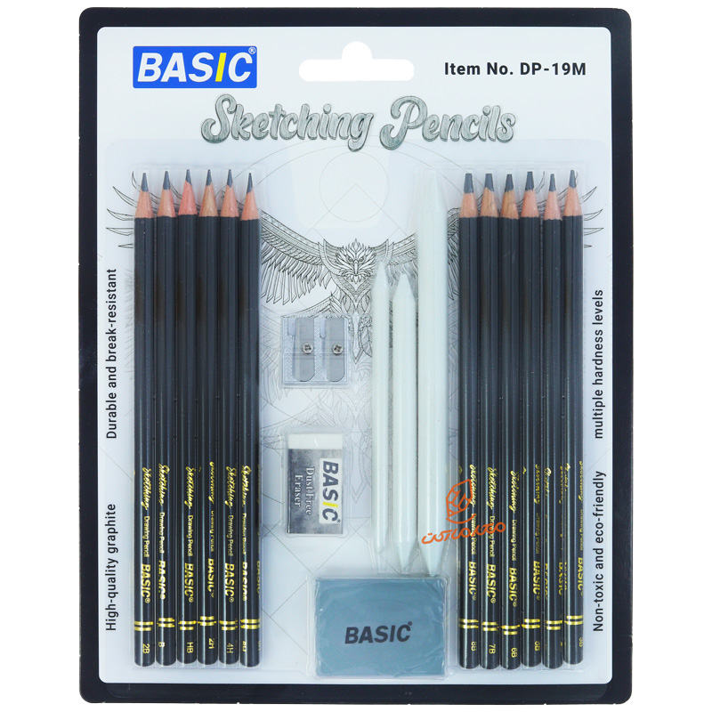 ست طراحی 18 تکه DP-19M بیسیک BASIC