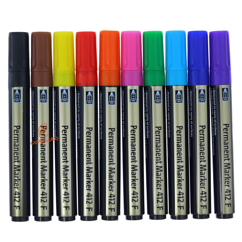 ماژیک جوهر ثابت (پرمننت) پلیکان سر گرد مدل 412F