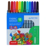 ماژیک رنگ آمیزی 12 رنگ  مخصوص پارچه 9080 آریا ARIYA (3).jpg