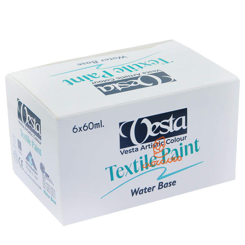 رنگ پارچه 6 رنگ 60 میل وستا VESTA (2).jpg