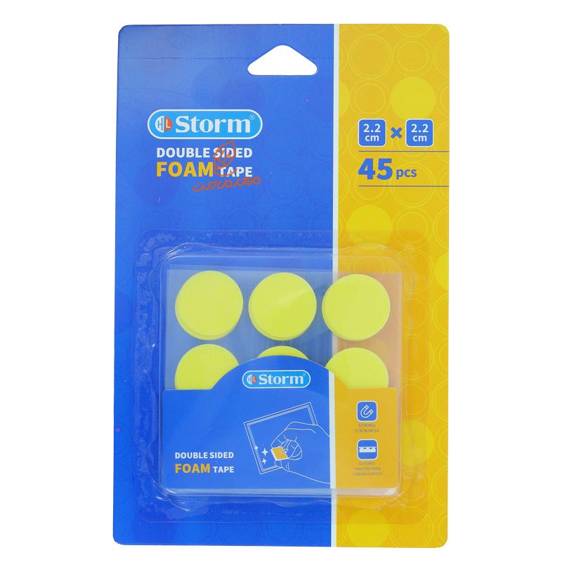 چسب دو طرفه فومی دایره 45 عددی 2122 استورم STORM