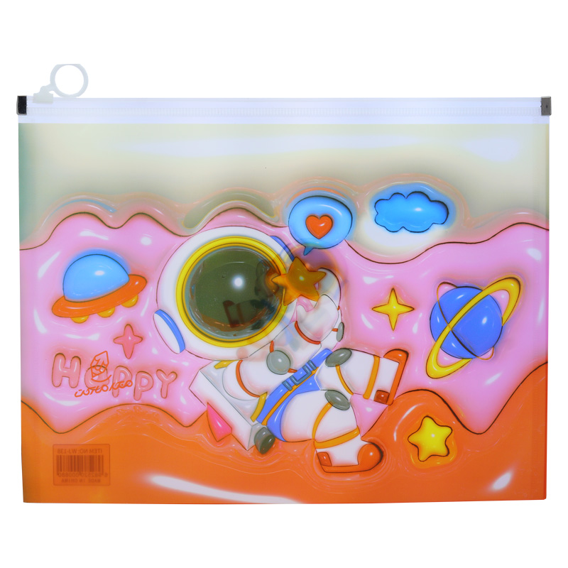 پوشه زیپ دار فانتزی طرح فضانورد WJ-138 (3).jpg