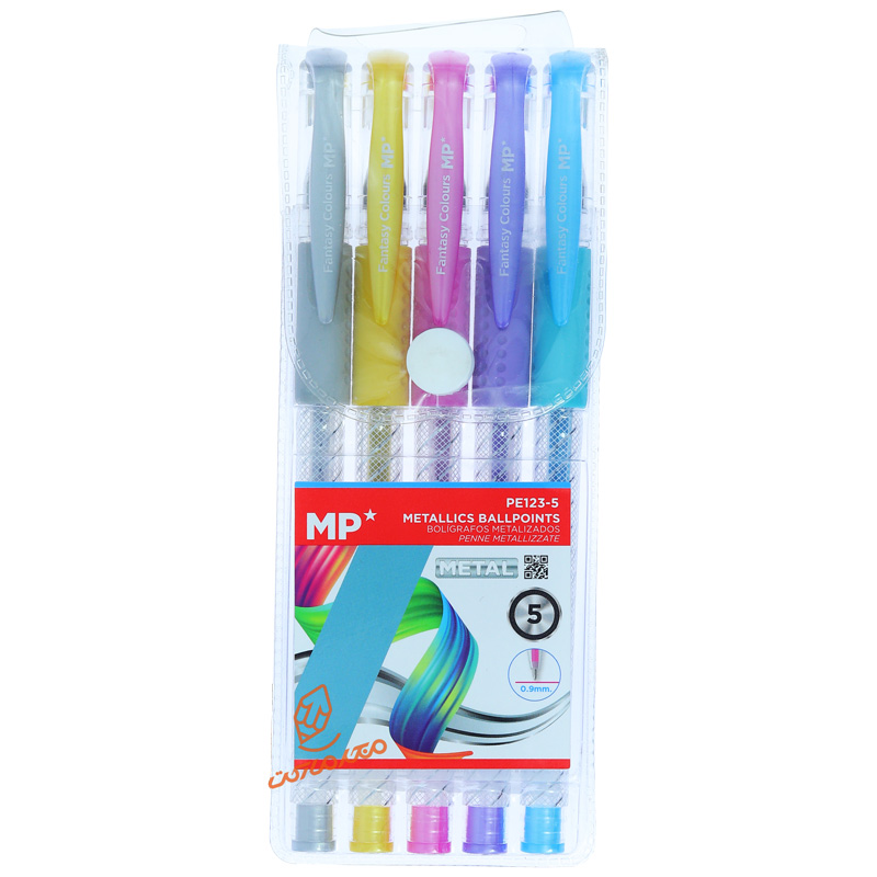 خودکار متالیک ام پی مجموعه 5 عددی