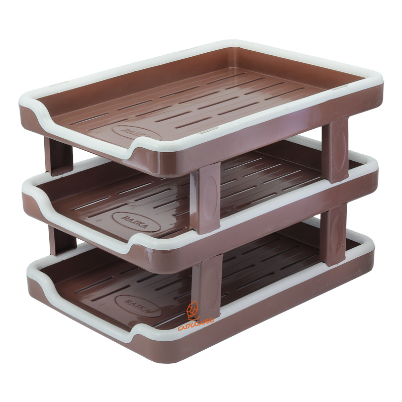 کازیو رومیزی 3 طبقه پلاستیکی رایکا RAIKA (2).jpg