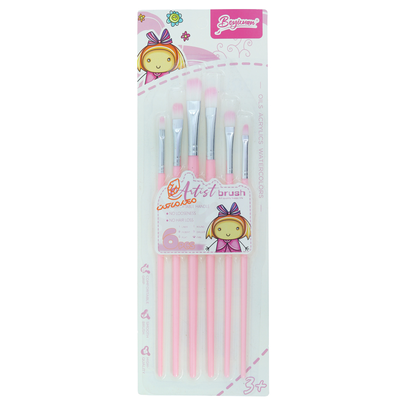 ست قلم مو سر تخت 6 عددی  فانتزی BOYIXUAN (5).jpg