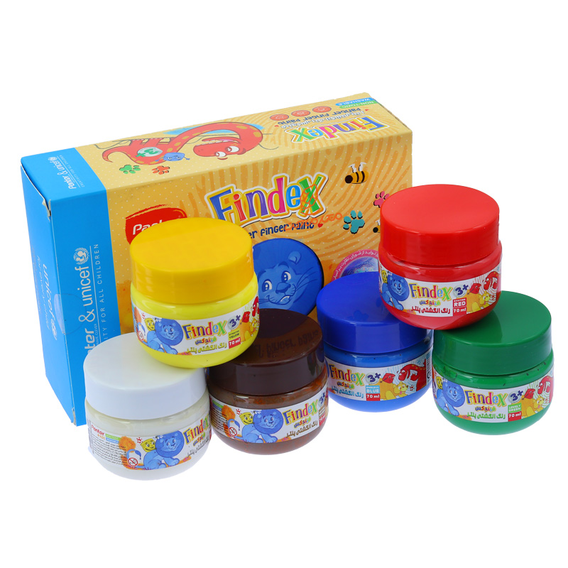 رنگ انگشتی 6 رنگ 70 میل مدل (CHUBBY)  پنتر PANTER