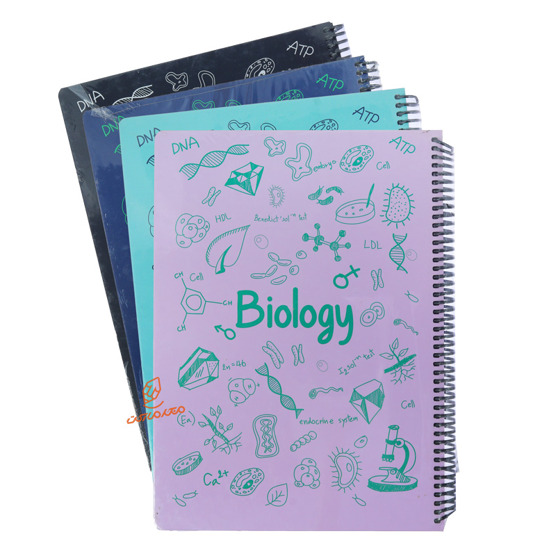 دفتر 100 برگ رحلی طرح زیست دات نوت DOT NOTE