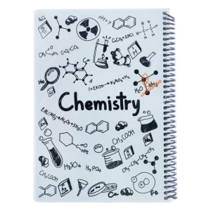 دفتر 100 برگ طرح شیمی جلد طلقی دات نوت DOT NOTE