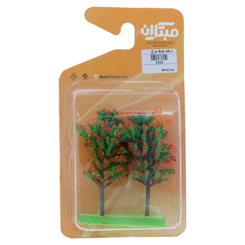 درخت بلوط سرخ 2 عددی 10cm مبتکران Mobtakeran