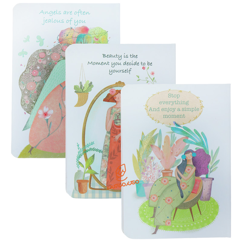 دفترچه یادداشت فانتزی مدل WOMENS LIFE دات نوت DOT NOTE