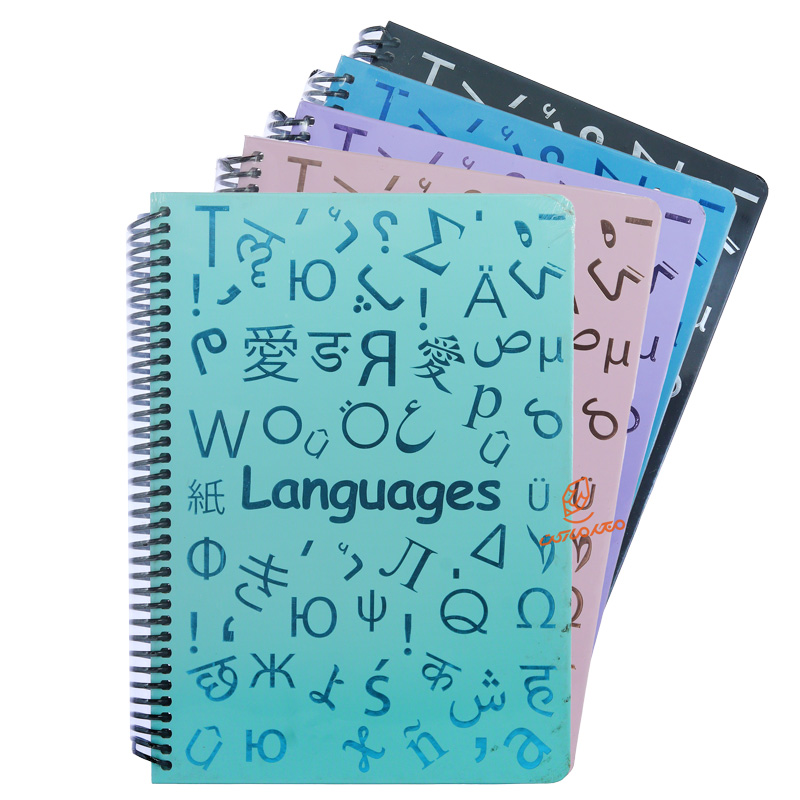 دفتر 100 برگ طرح زبان مدل شاین دات نوت DOT NOTE