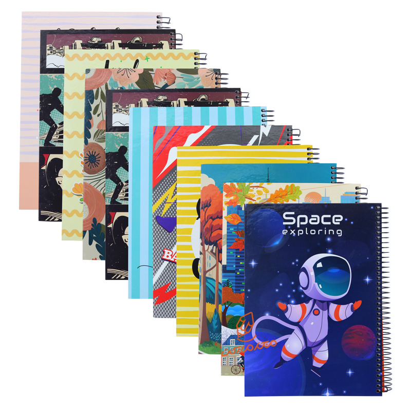 دفتر 100 برگ جلد سخت طرح دار sh-100 لینومکس Lino Max (1).jpg