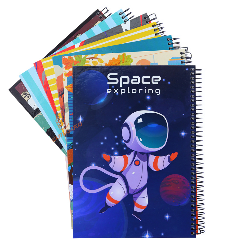 دفتر 100 برگ جلد سخت طرح دار sh-100 لینومکس Lino Max